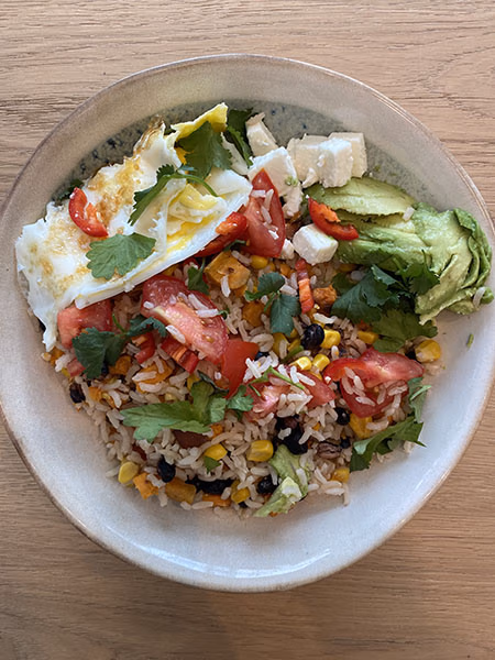 rijstsalade hormoonproof